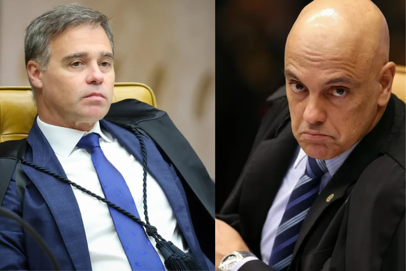 Sessão do STF tem bate-boca entre Moraes e Mendonça