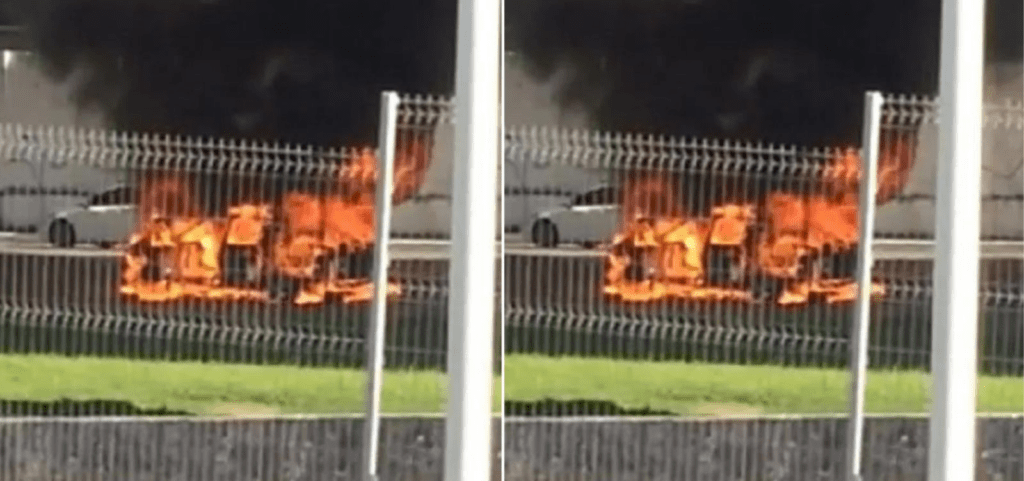 Incêndio em carro na avenida ACM em Salvador é controlado rapidamente