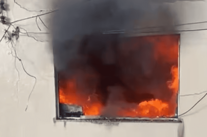 Incêndio atinge residência na Fazenda Grande do Retiro nesta quinta-feira (28)