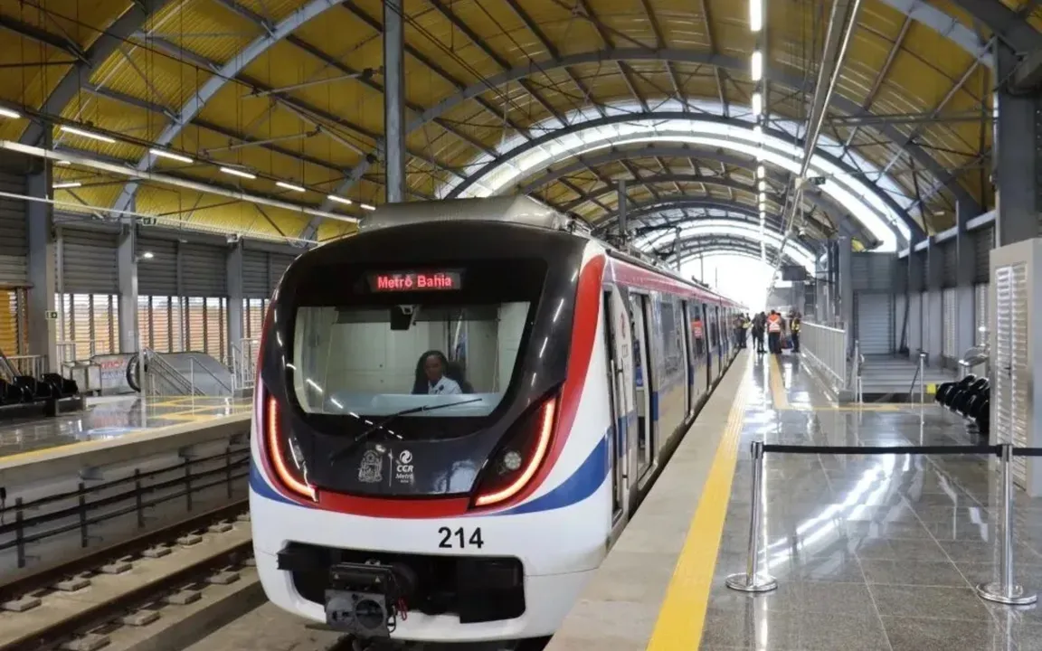 Metrô de Salvador terá operação especial para jogo entre Bahia e Flamengo