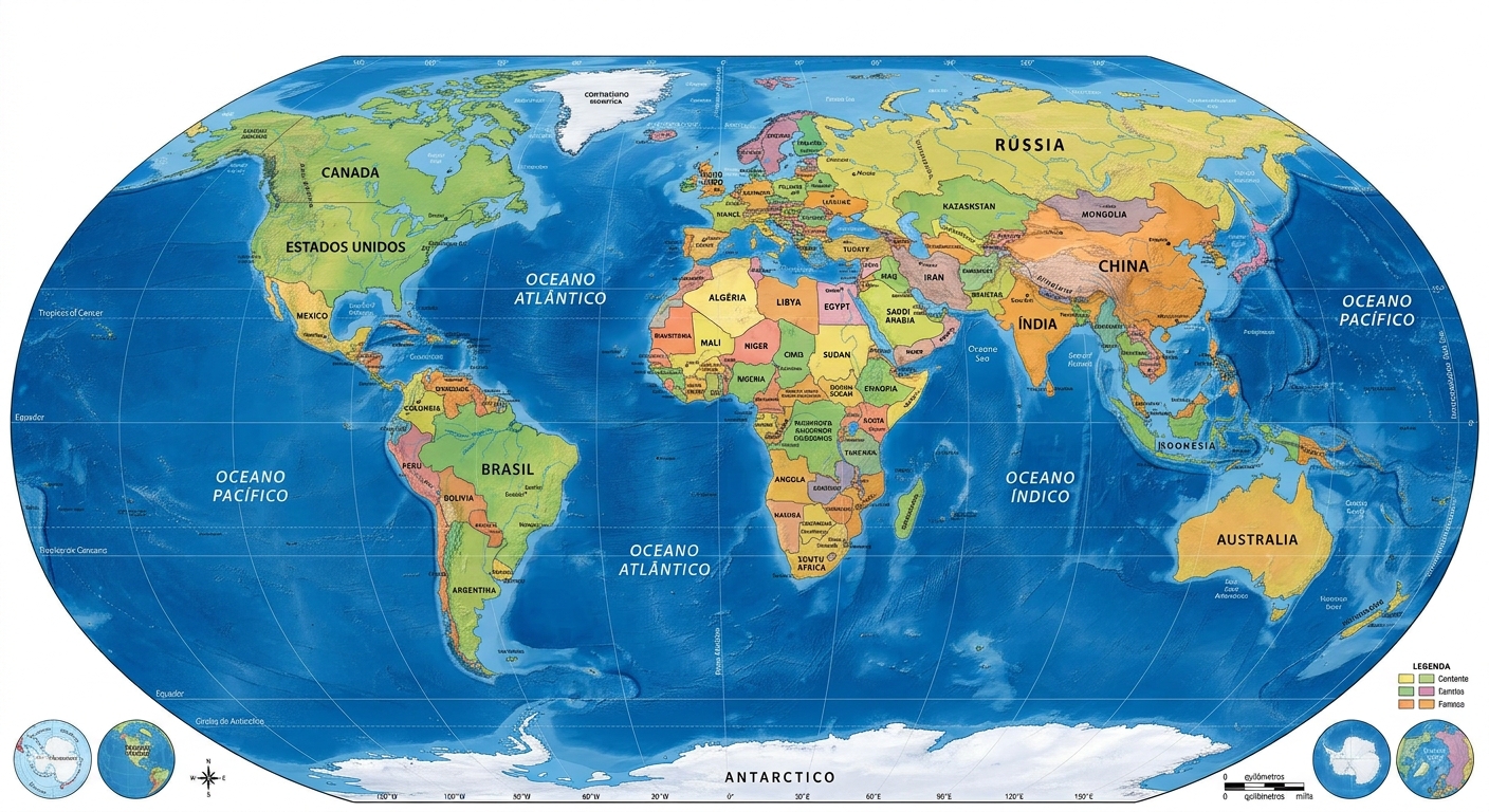 Mapa que mostra dimensões reais da África é aprovado pela ONU