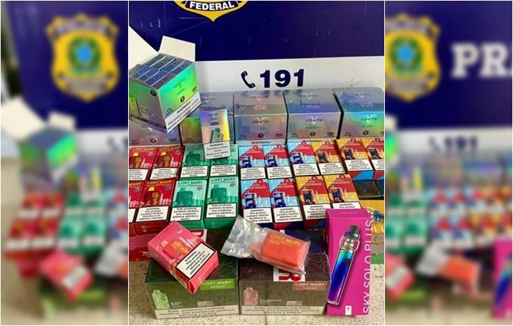 Mais de 200 cigarros eletrônicos são apreendidos em Vitória da Conquista