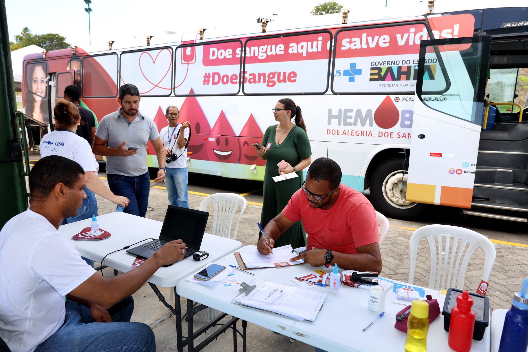 Hemoba promove campanha de doação de sangue em Tancredo Neves
