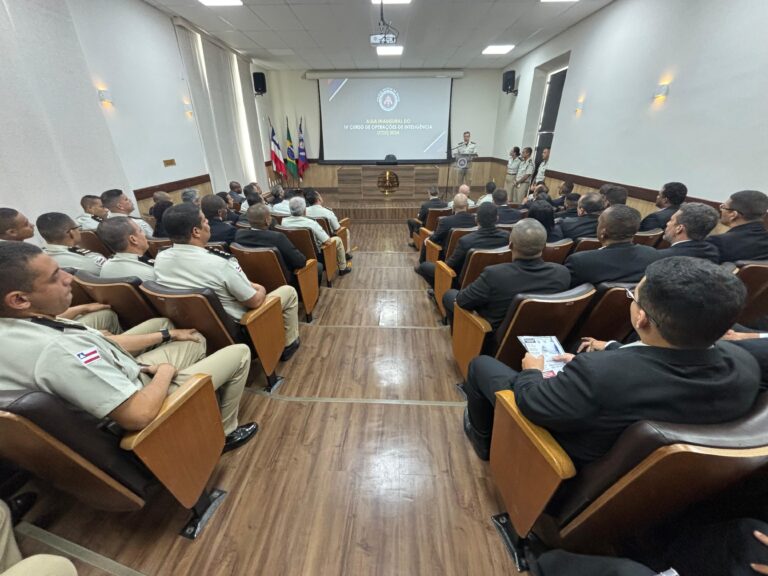 Polícia Militar inicia quarta edição do Curso de Operações de Inteligência