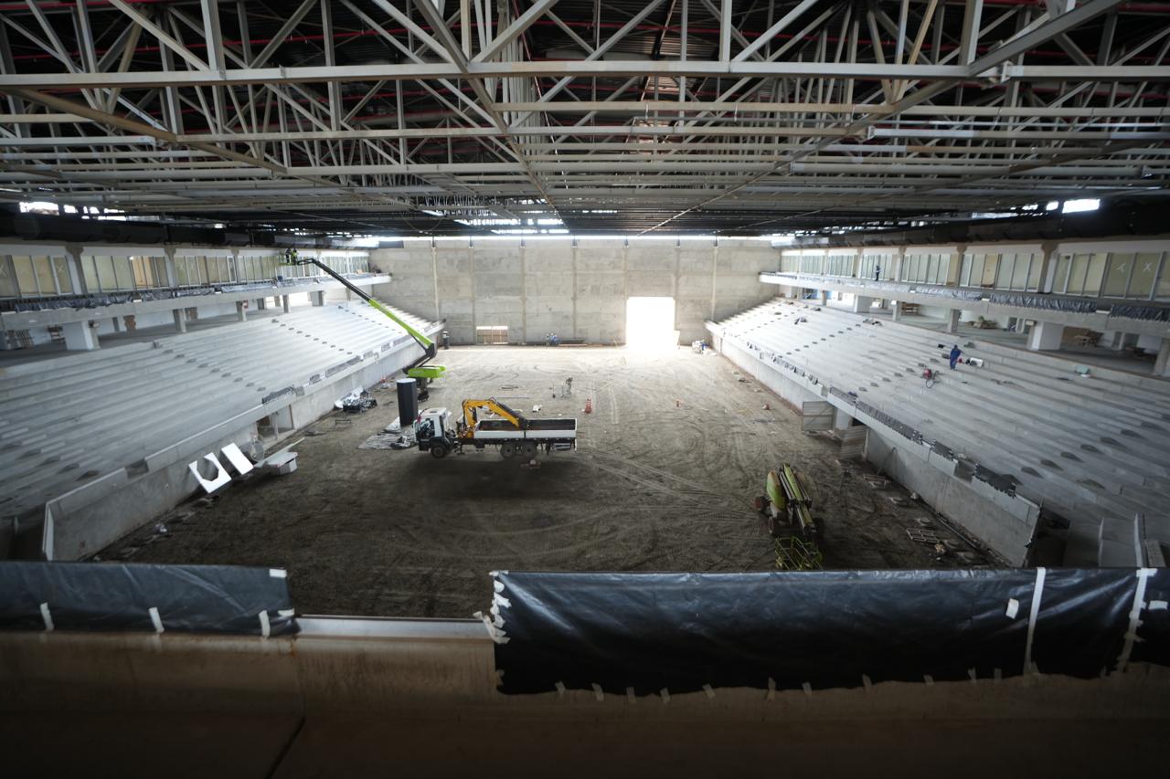 Obra da Arena Multiuso Antônio Balbino estão 80% concluídas   