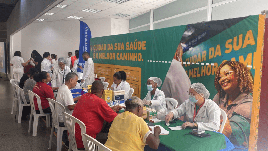 CCR Metrô Bahia promove ações de saúde e bem-estar na Estação Lapa
