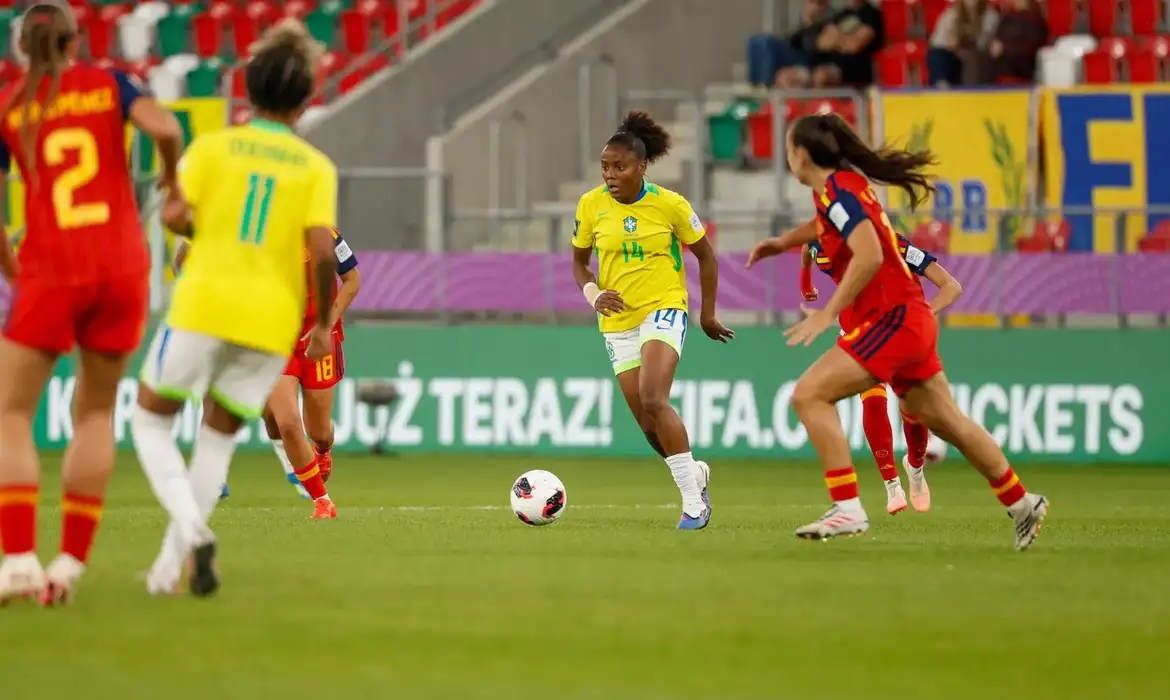 Brasil perde para a Espanha e dá adeus ao Mundial Feminino Sub-20