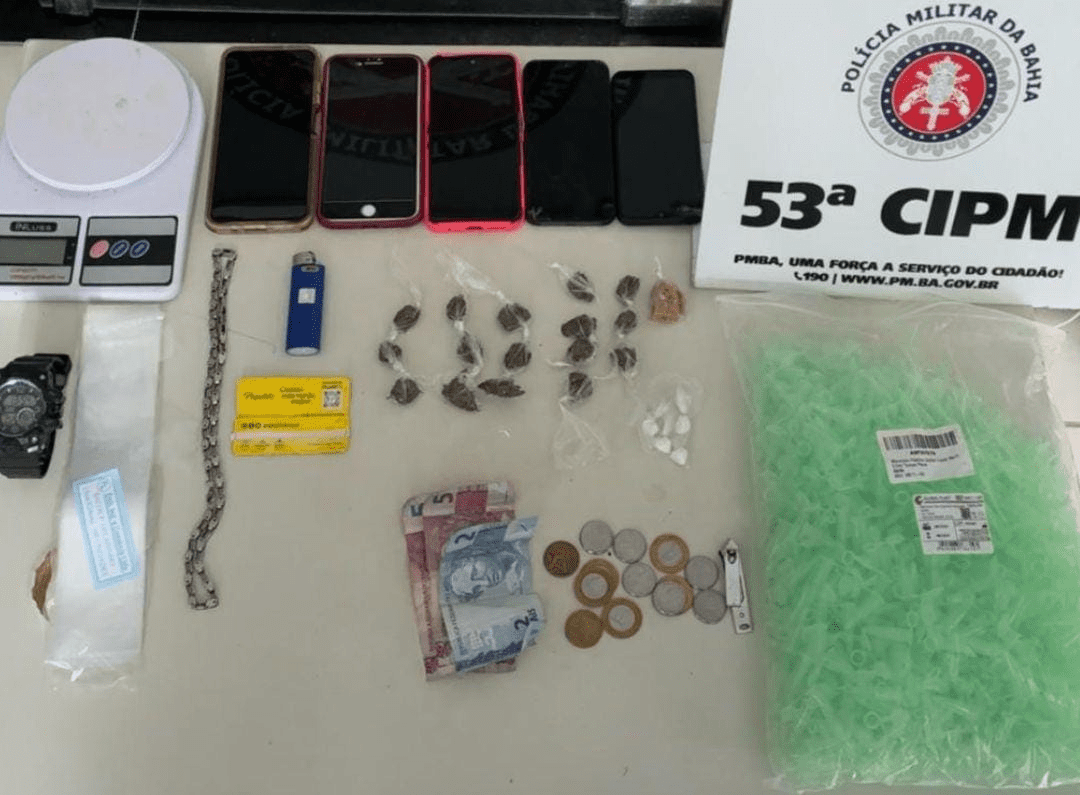 Suspeito de assasinar policial é preso em Mata de São João com drogas