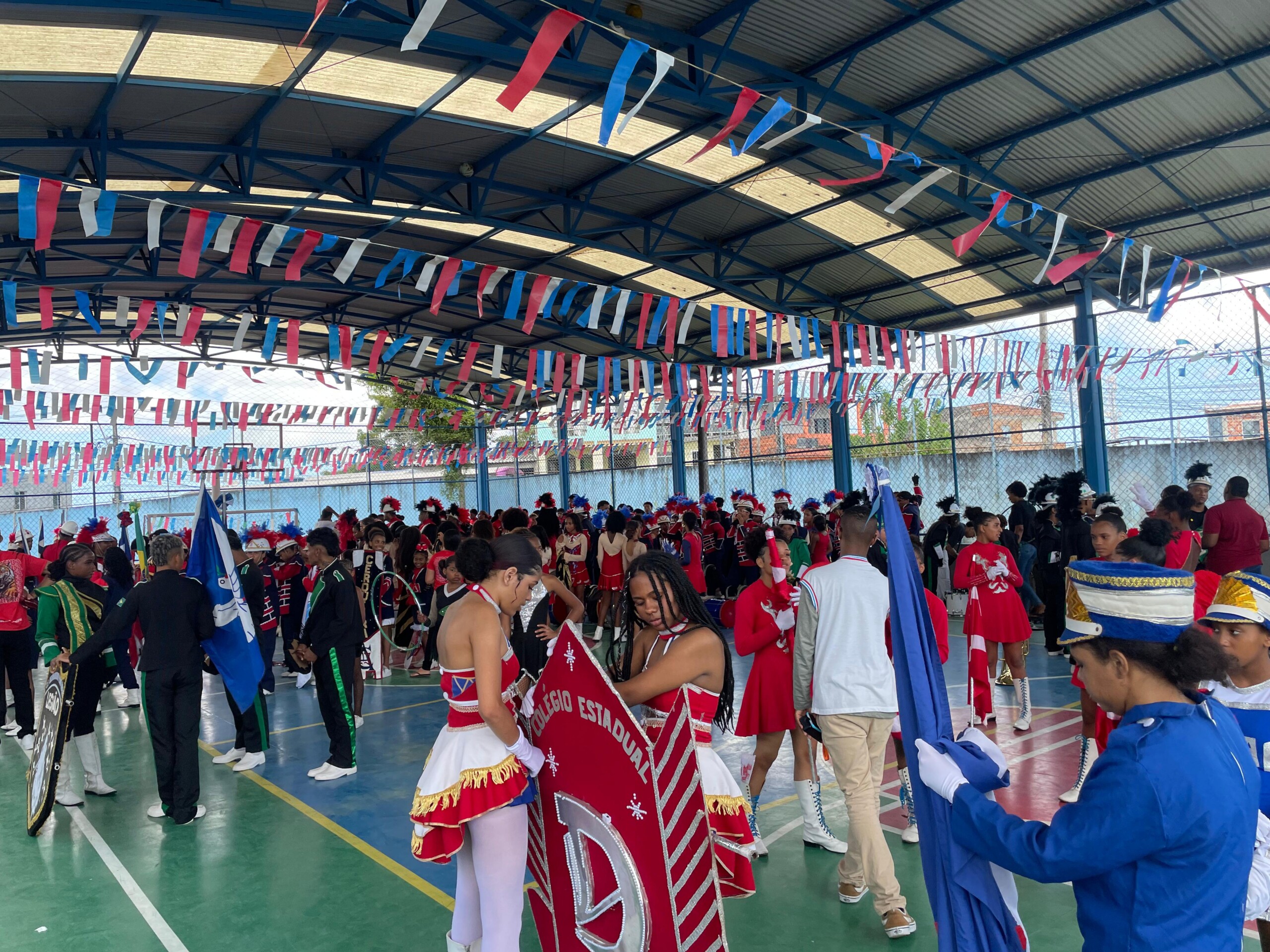 Encontro de fanfarras mobiliza a rede estadual para o desfile da Independência