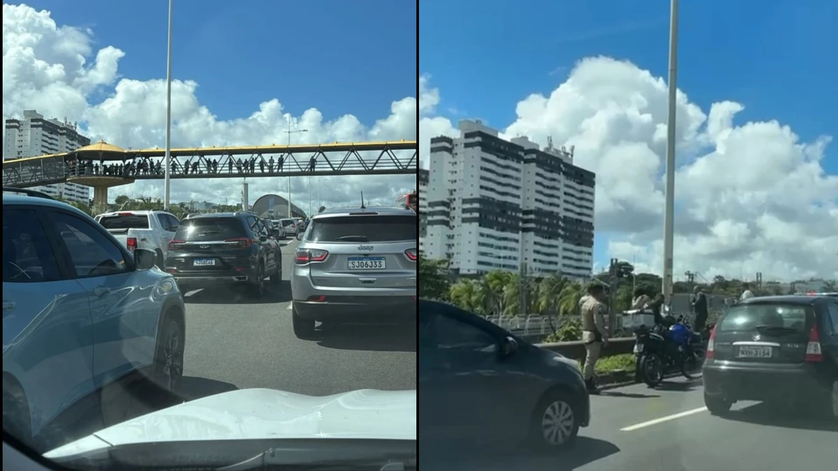 Perseguição policial causa pânico na Avenida Paralela