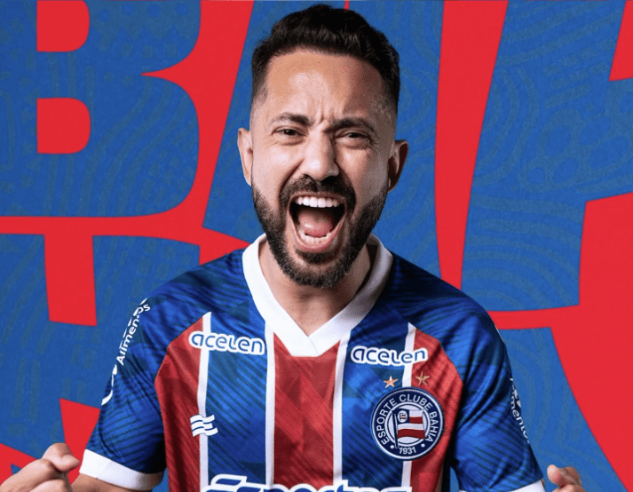 Jogador Everton Ribeiro é anunciado como novo reforço do Bahia
