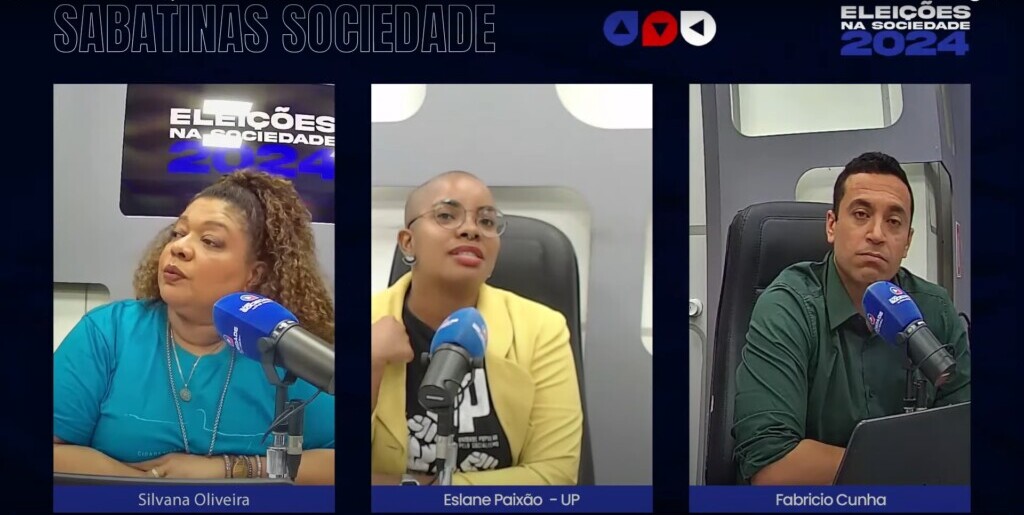 Sabatina Sociedade: Candidata Eslane Paixão do partido UP quer “desmilitarizar” segurança pública