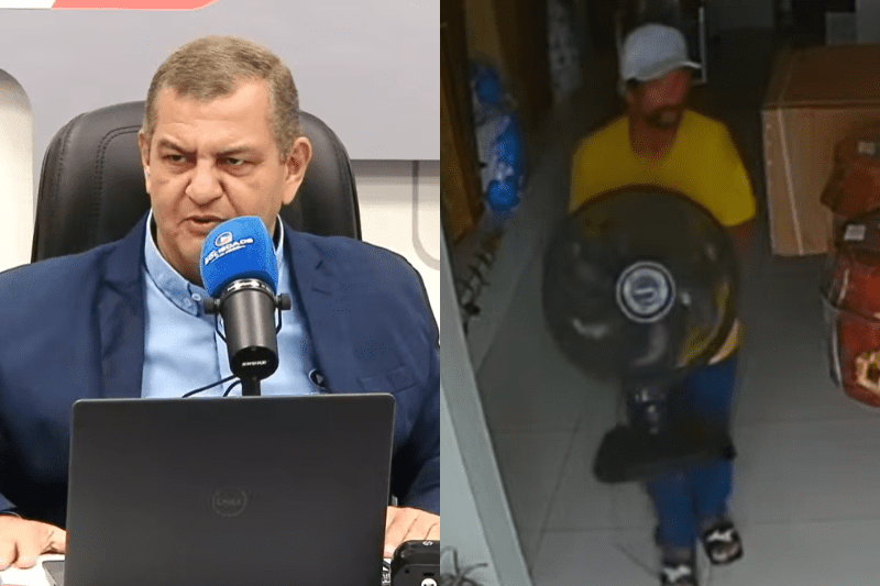 Kalil reage a ladrão que roubou ventilador de funerária