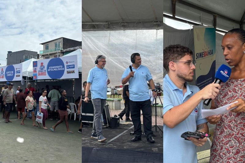 Sociedade nos Bairros mobiliza comunidade em Periperi com serviços gratuitos e música