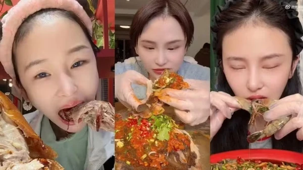 Influenciadora chinesa morre após alimentação excessiva
